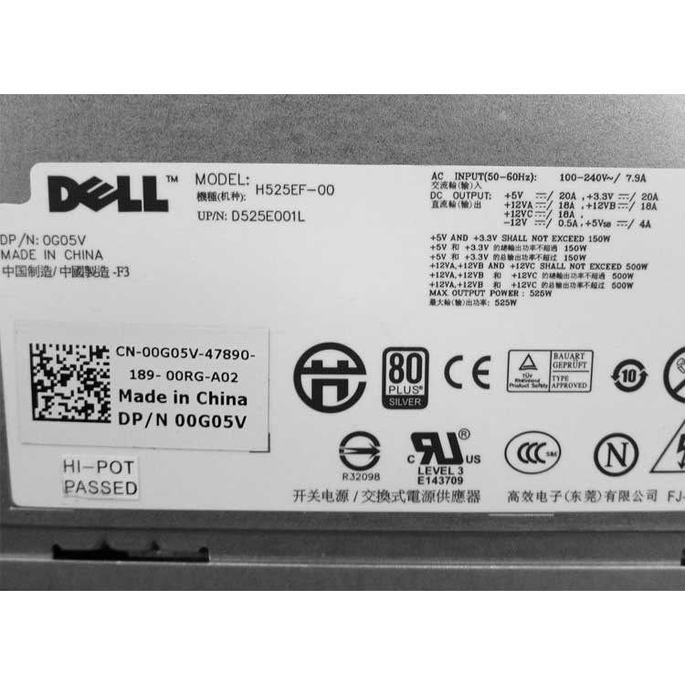 Bloc d'alimentation DELL T3500 (Remis à Neuf)