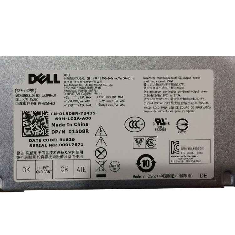 DELL PS-6351-6DF Alimentation
