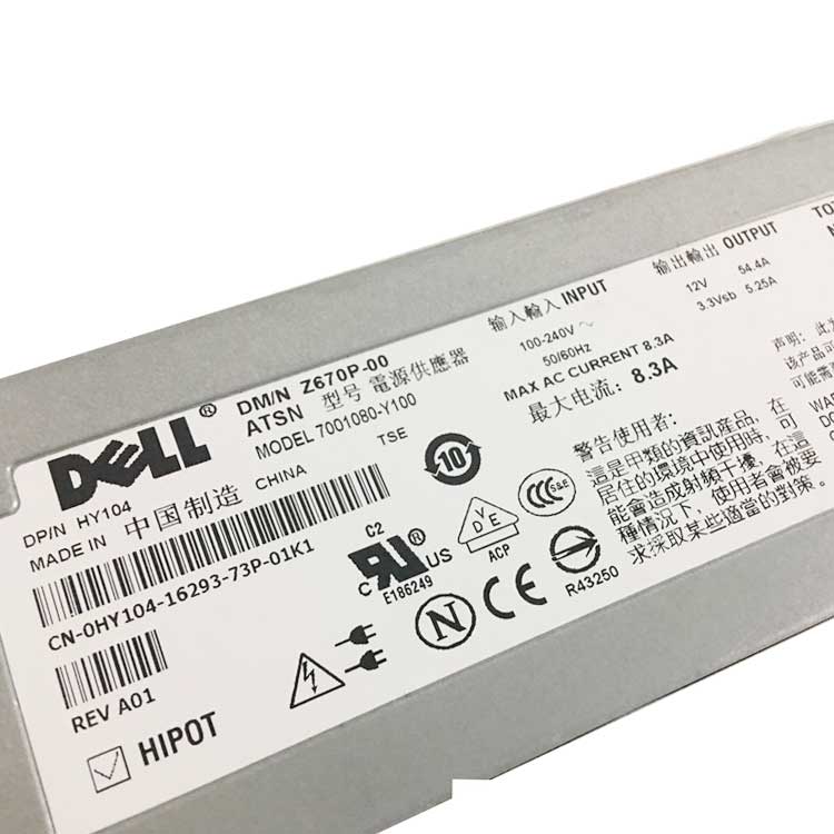 DELL Z670P-00 Alimentation